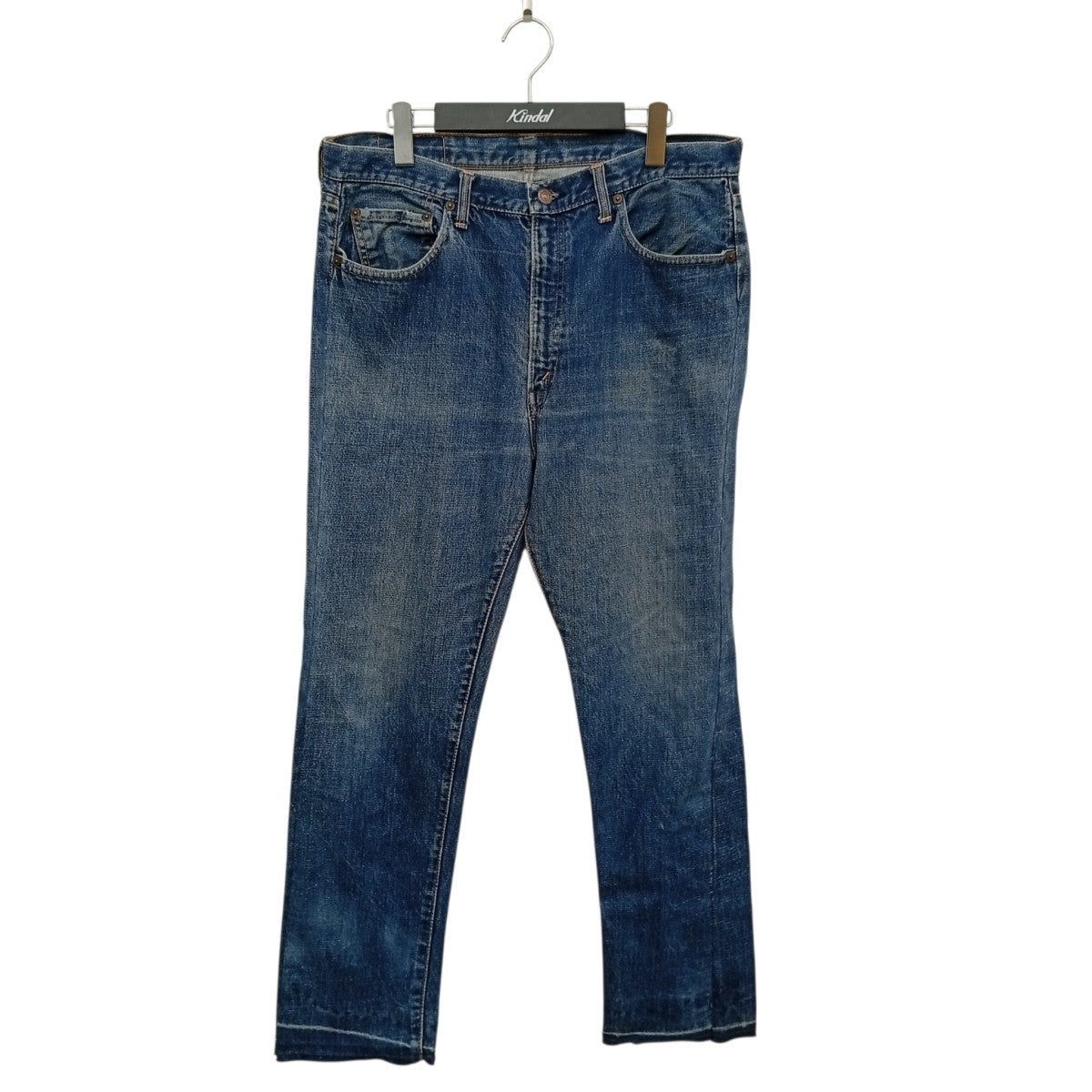 66前期 505 BIGE  ボタン裏5 シングルステッチ 42TALON ZIPデニムパンツ