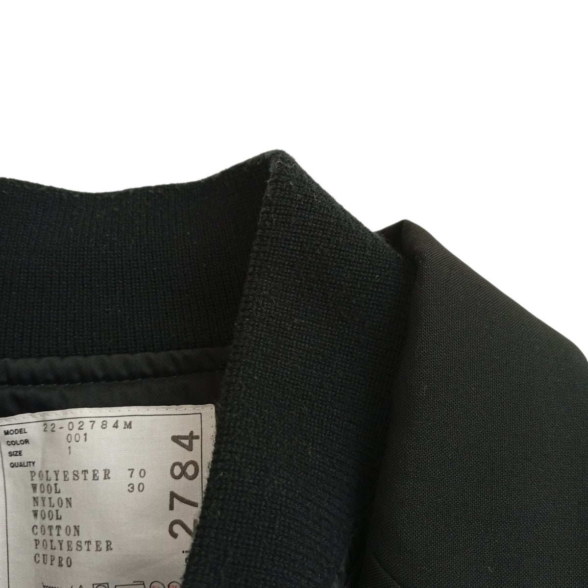 suiting mix blousonジャケット22-02784M