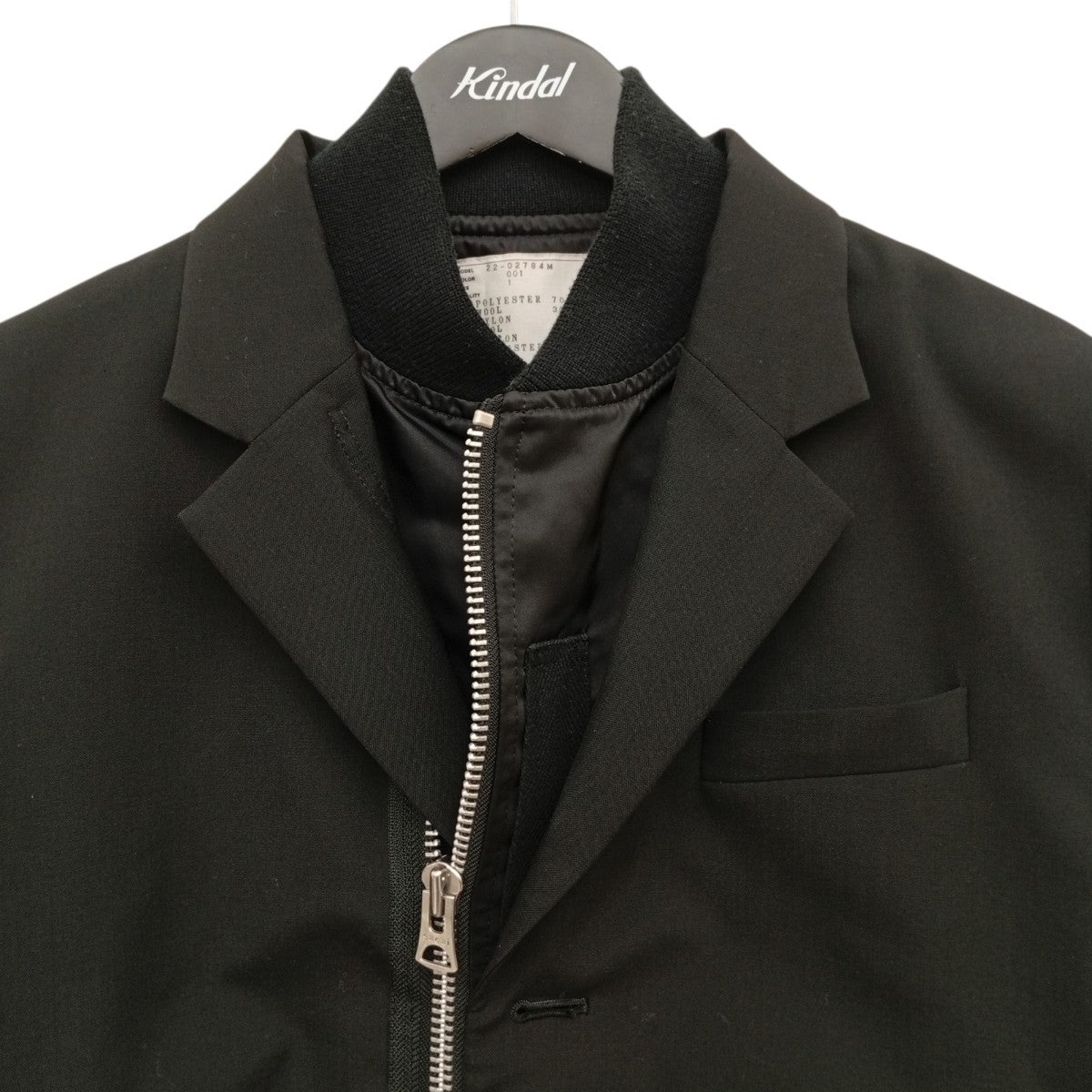 suiting mix blousonジャケット22-02784M