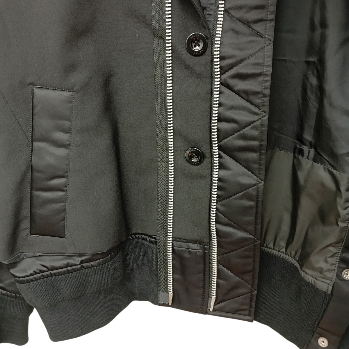 suiting mix blousonジャケット22-02784M
