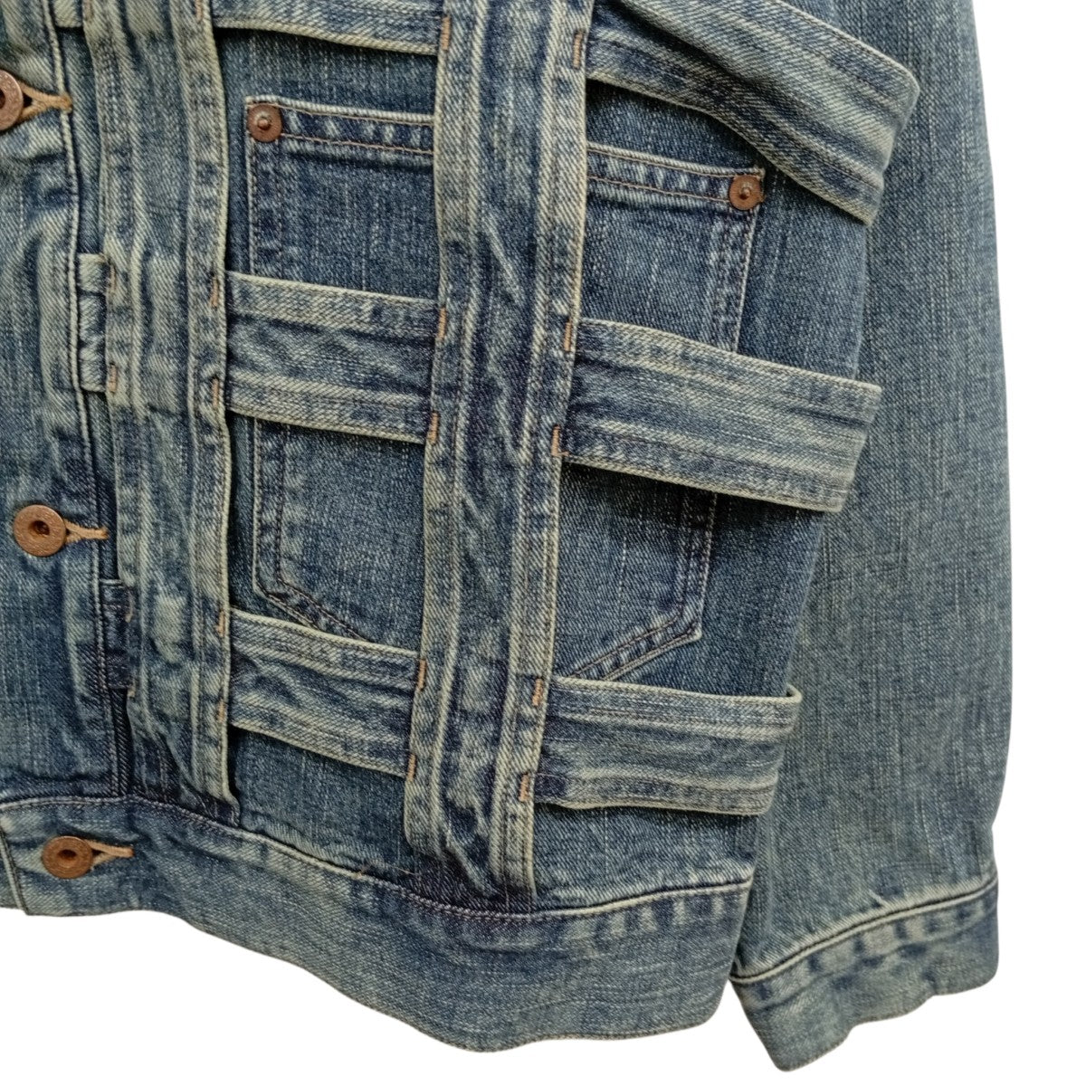 24AWCAGED DENIM JACKETデニムジャケット2411300401