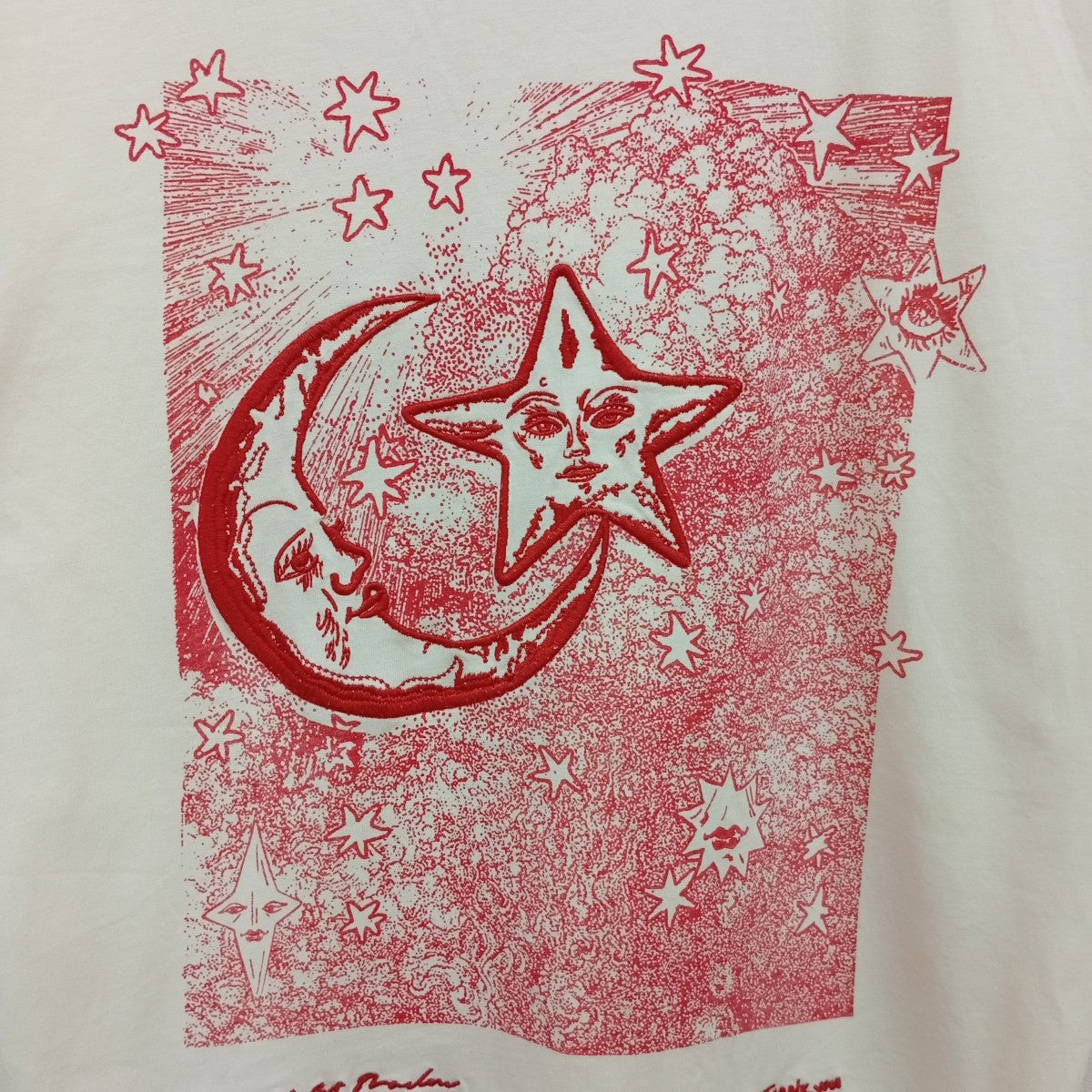 Basic Jersey Celestial Poster Relaxed T-shirt半袖カットソーT4063
