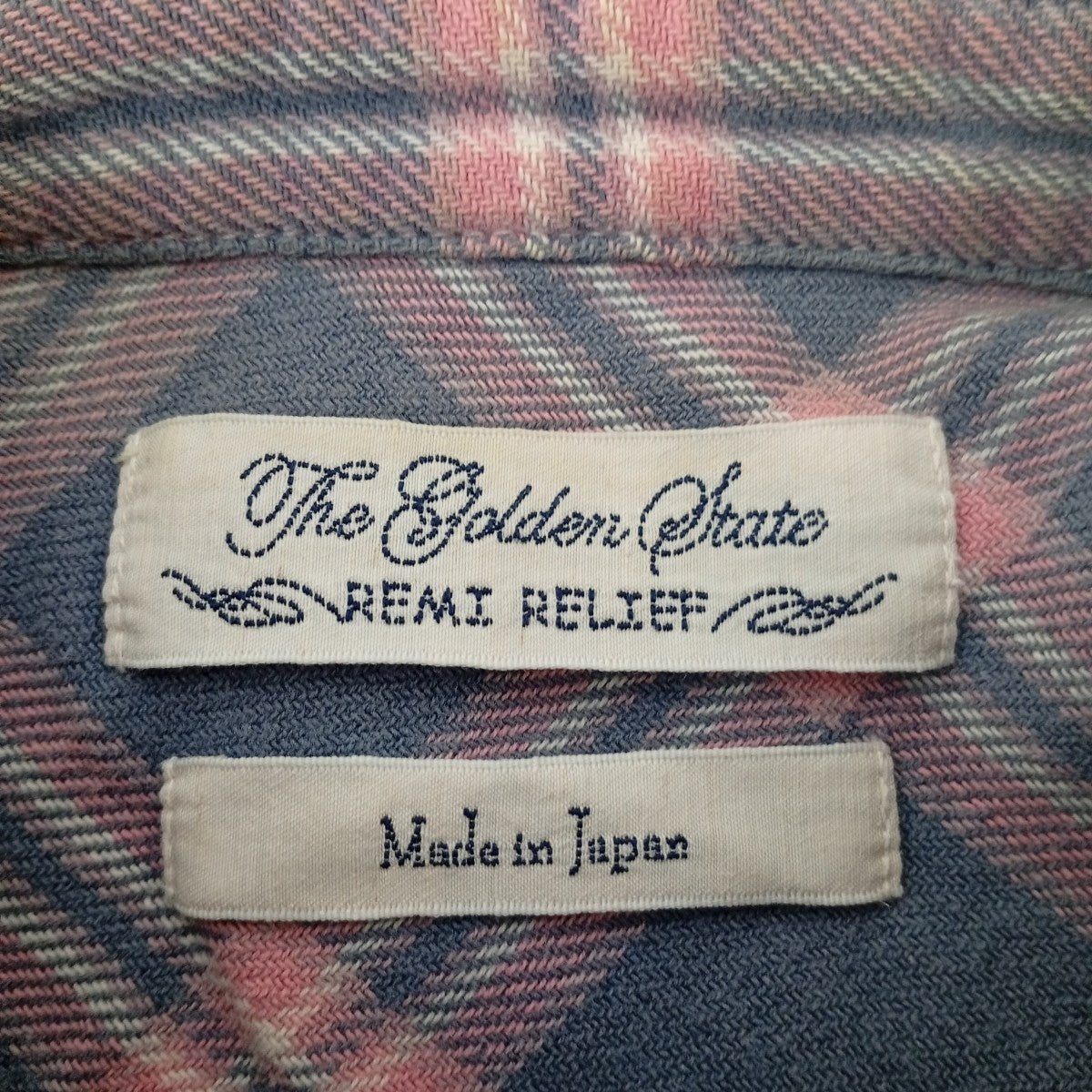 チェックフランネルシャツ