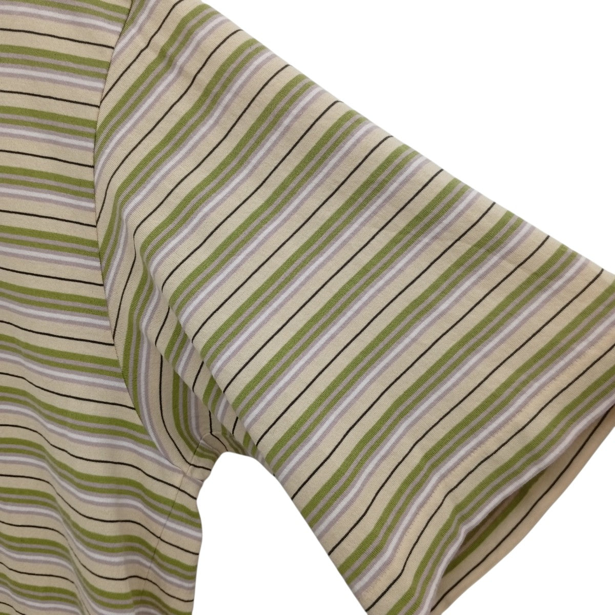 HARD TWIST COTTON BORDER TEEボーダー半袖シャツA24ST02BR