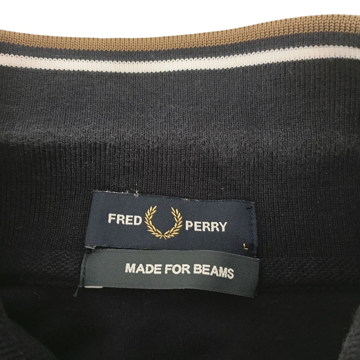 FRED PERRY×BEAMS ポロシャツFZ1944 古着・中古-3枚目のアイテム画像