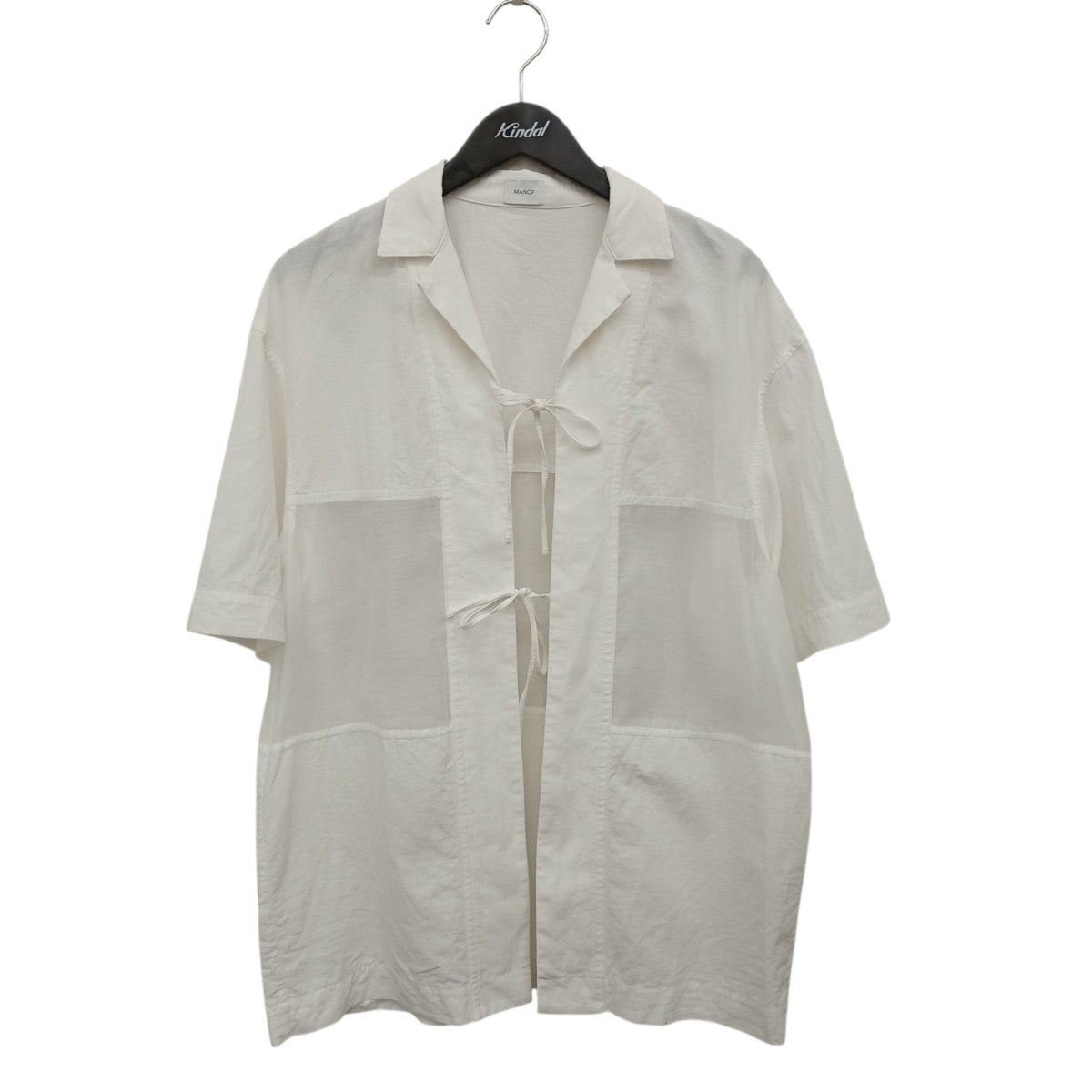 LINEN SHEER DOCKINGブラウス88122-4122