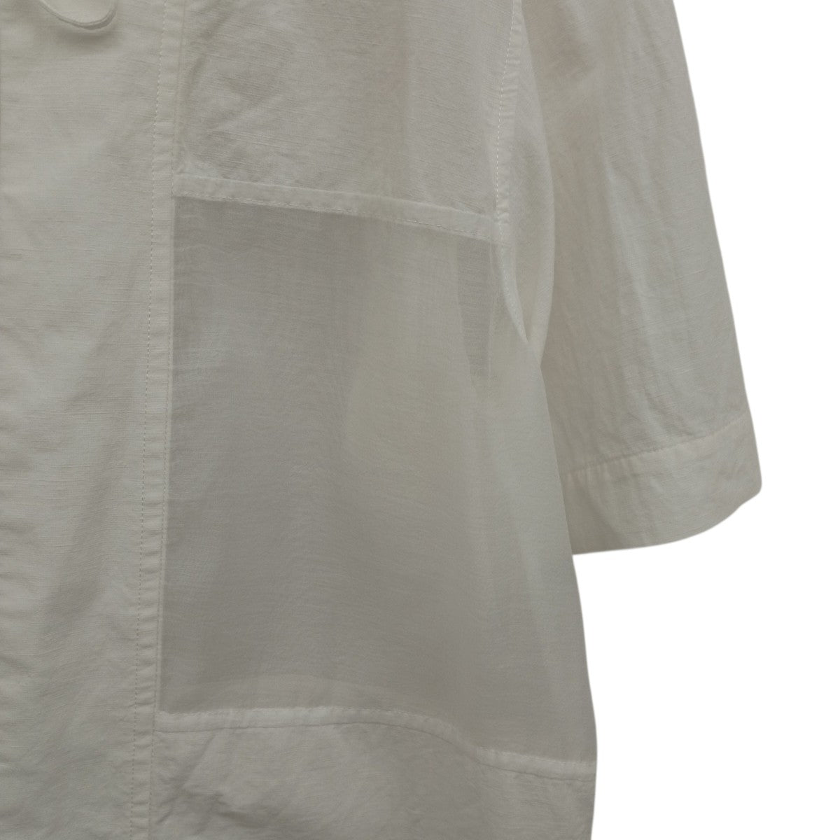 LINEN SHEER DOCKINGブラウス88122-4122