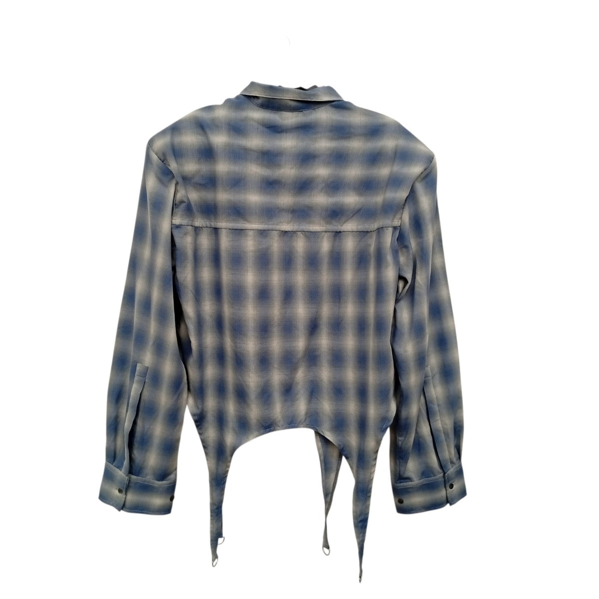 design overshirt 肩パット付きチェックシャツKM26SPN02