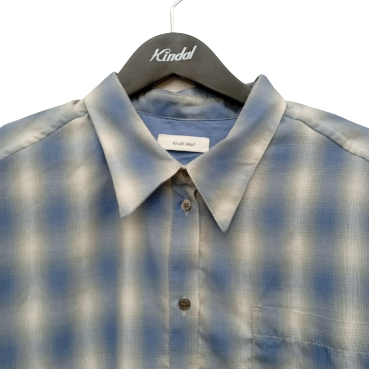 design overshirt 肩パット付きチェックシャツKM26SPN02