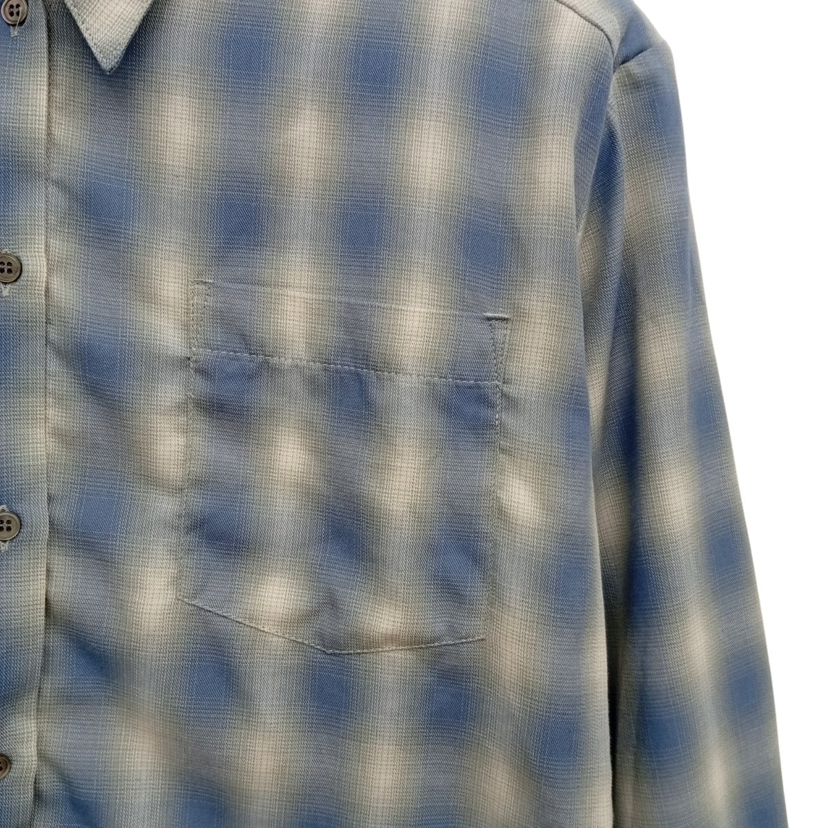 design overshirt 肩パット付きチェックシャツKM26SPN02