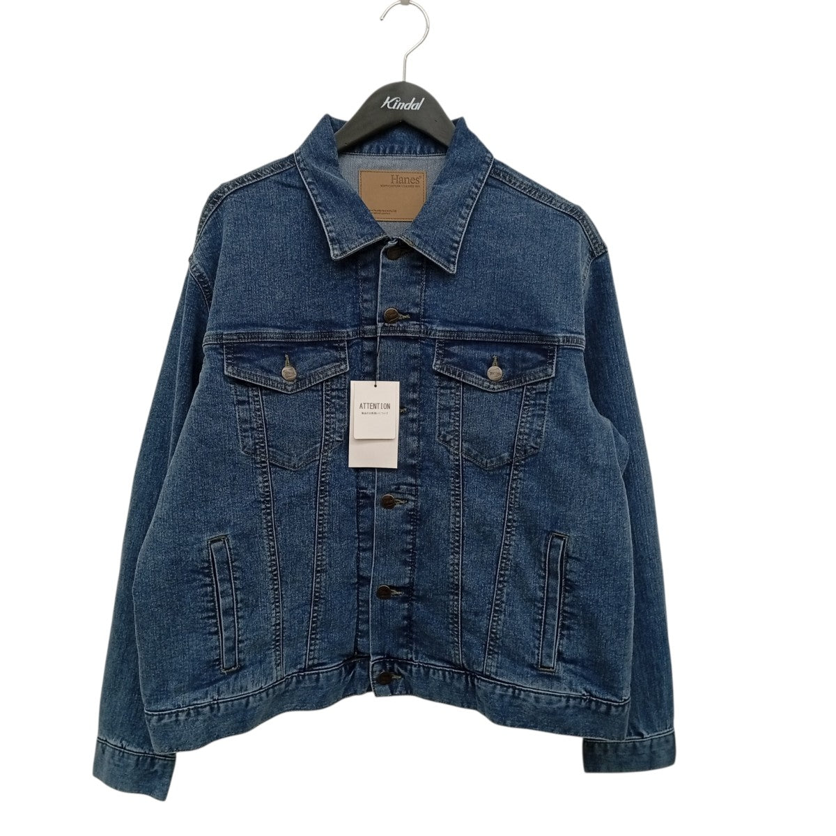Hanes デニムジャケット067100 古着・中古-1枚目のアイテム画像