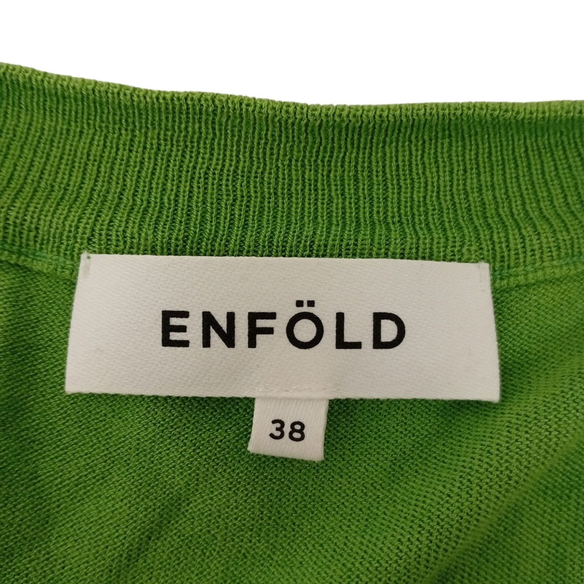 ENFOLD ワイドプルオーバーVネックニット300CS670-0130 古着・中古-3枚目のアイテム画像