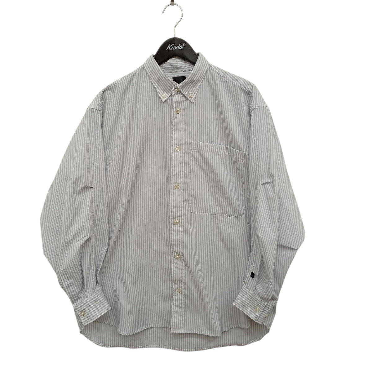 ECH BUTTON DOWN SHIRTS L S STRIPストライプ長袖シャツBE-80024L