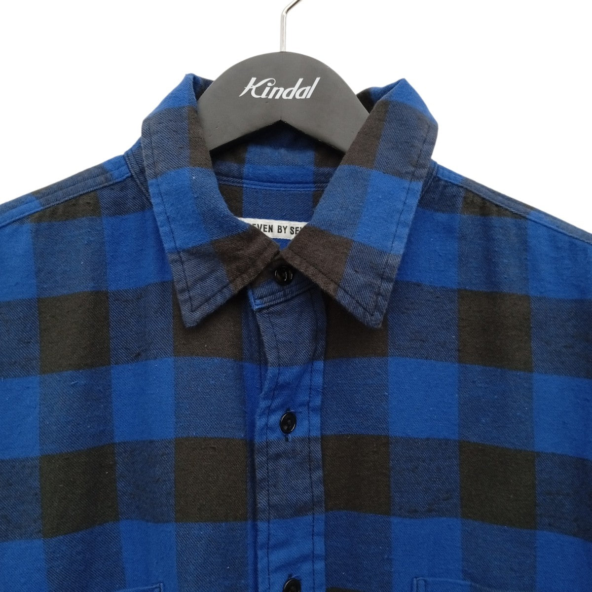 SEVEN BY SEVEN BUFFALO CHECK WORK SHIRTSチェックロングスリーブシャツ800-5250072 古着・中古-6枚目のアイテム画像