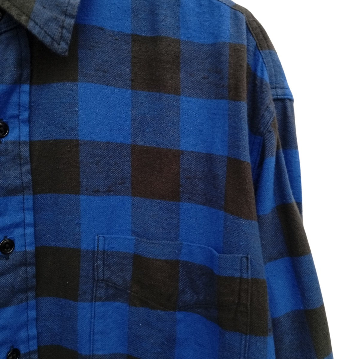 SEVEN BY SEVEN BUFFALO CHECK WORK SHIRTSチェックロングスリーブシャツ800-5250072 古着・中古-7枚目のアイテム画像