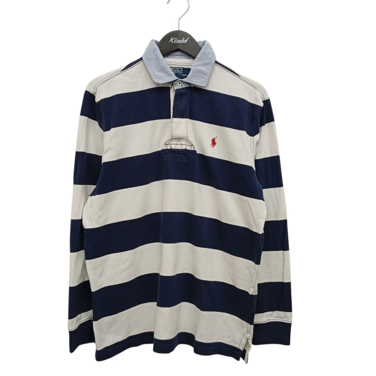 イチジルシク様【2点まとめ買い】POLO ラガーシャツ & フードロンT POLO RALPH LAUREN(ポロラルフローレン) ボーダーラガーシャツ