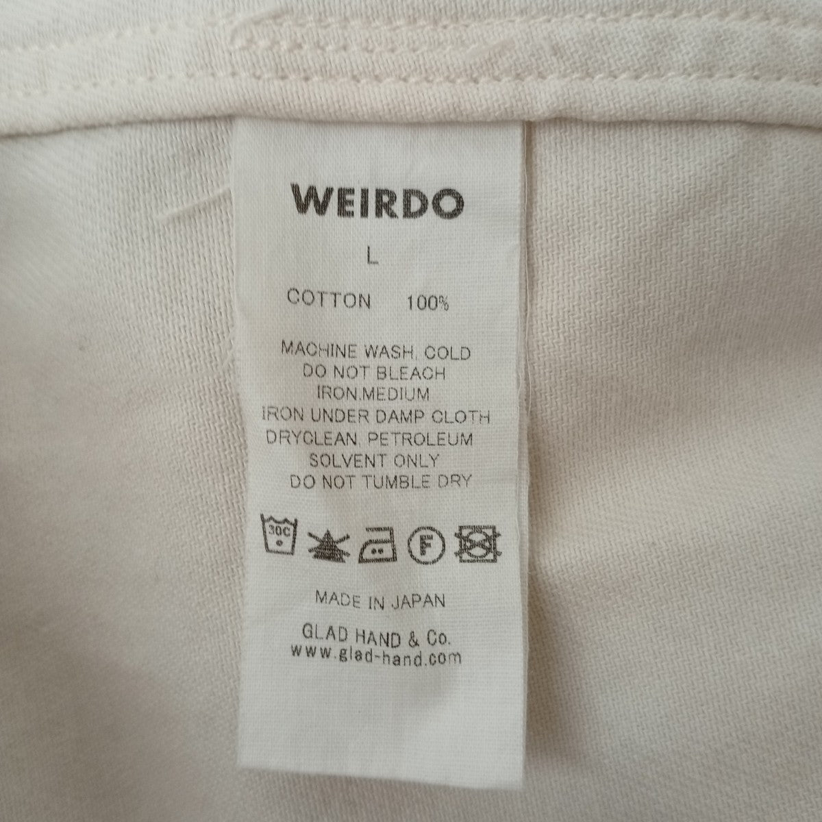 WEIRDO ジャケットWRD-19-SS-04 古着・中古-4枚目のアイテム画像
