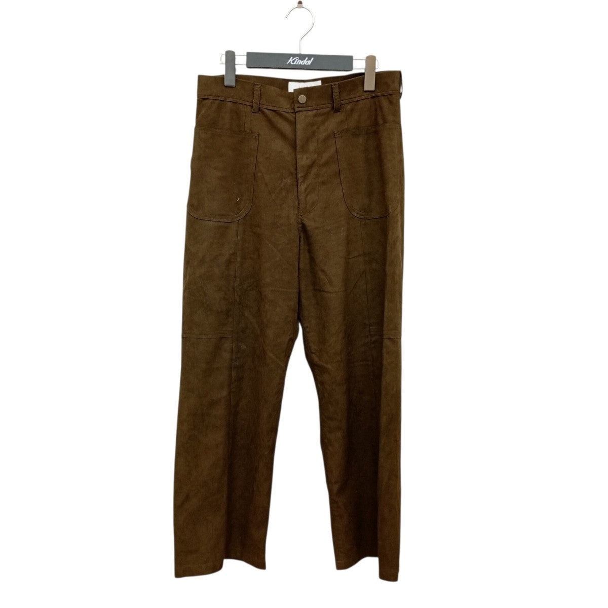 SASQUATCHfabrix． FAUX LEATHER FLARE PANTSパンツ22AW-PA9-006 古着・中古-1枚目のアイテム画像