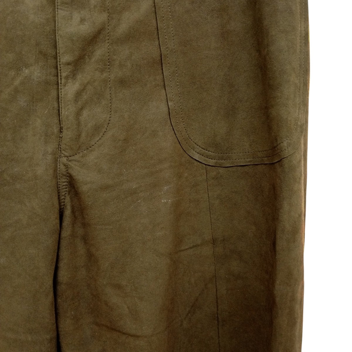 SASQUATCHfabrix． FAUX LEATHER FLARE PANTSパンツ22AW-PA9-006 古着・中古-7枚目のアイテム画像