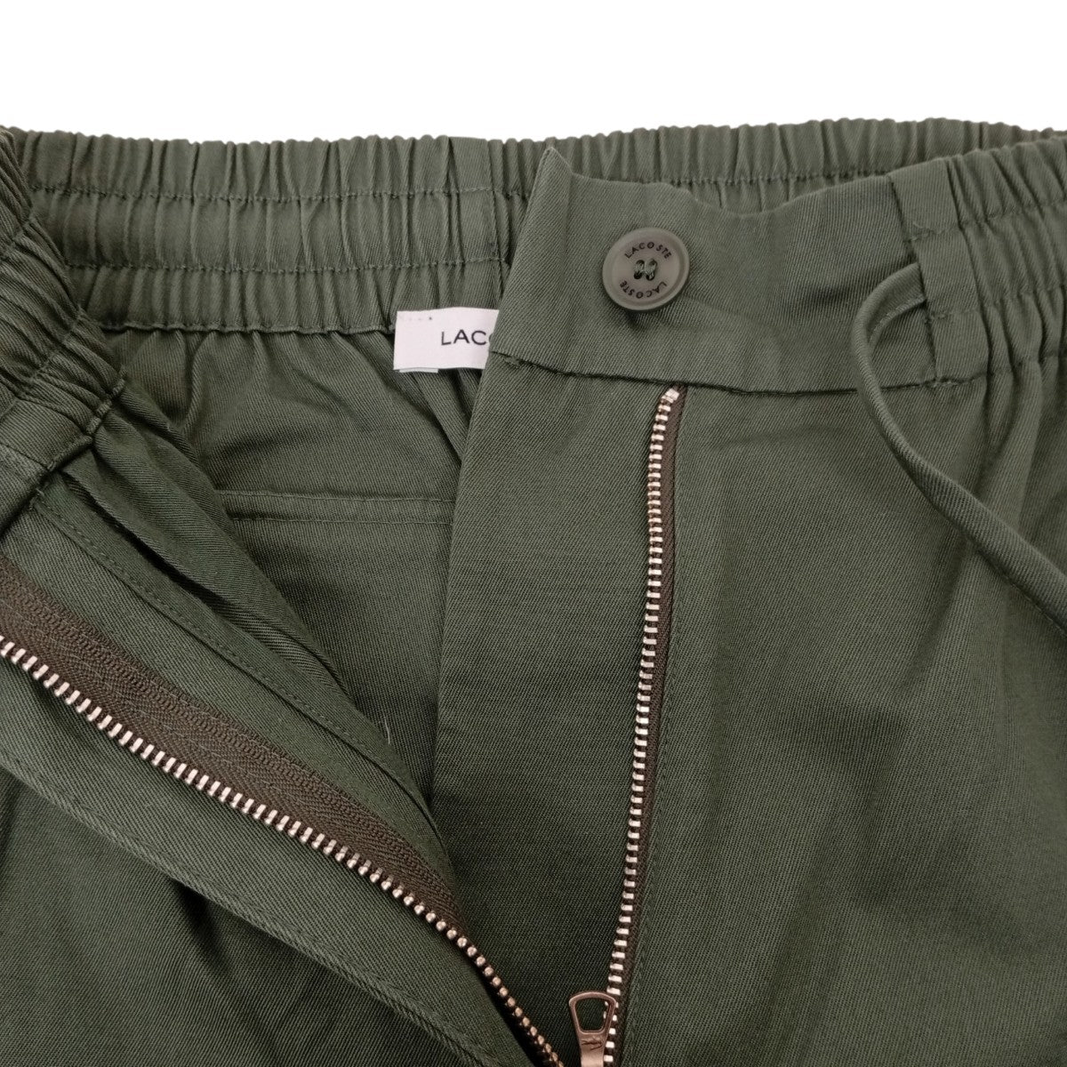 LACOSTE アシンメトリーカーゴポケットパンツチノパンHF2452 古着・中古-3枚目のアイテム画像