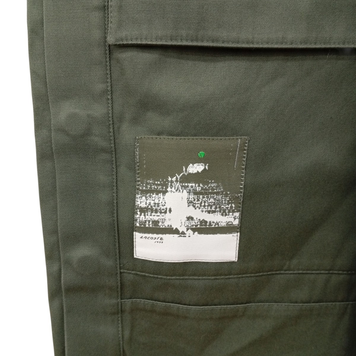 LACOSTE アシンメトリーカーゴポケットパンツチノパンHF2452 古着・中古-6枚目のアイテム画像