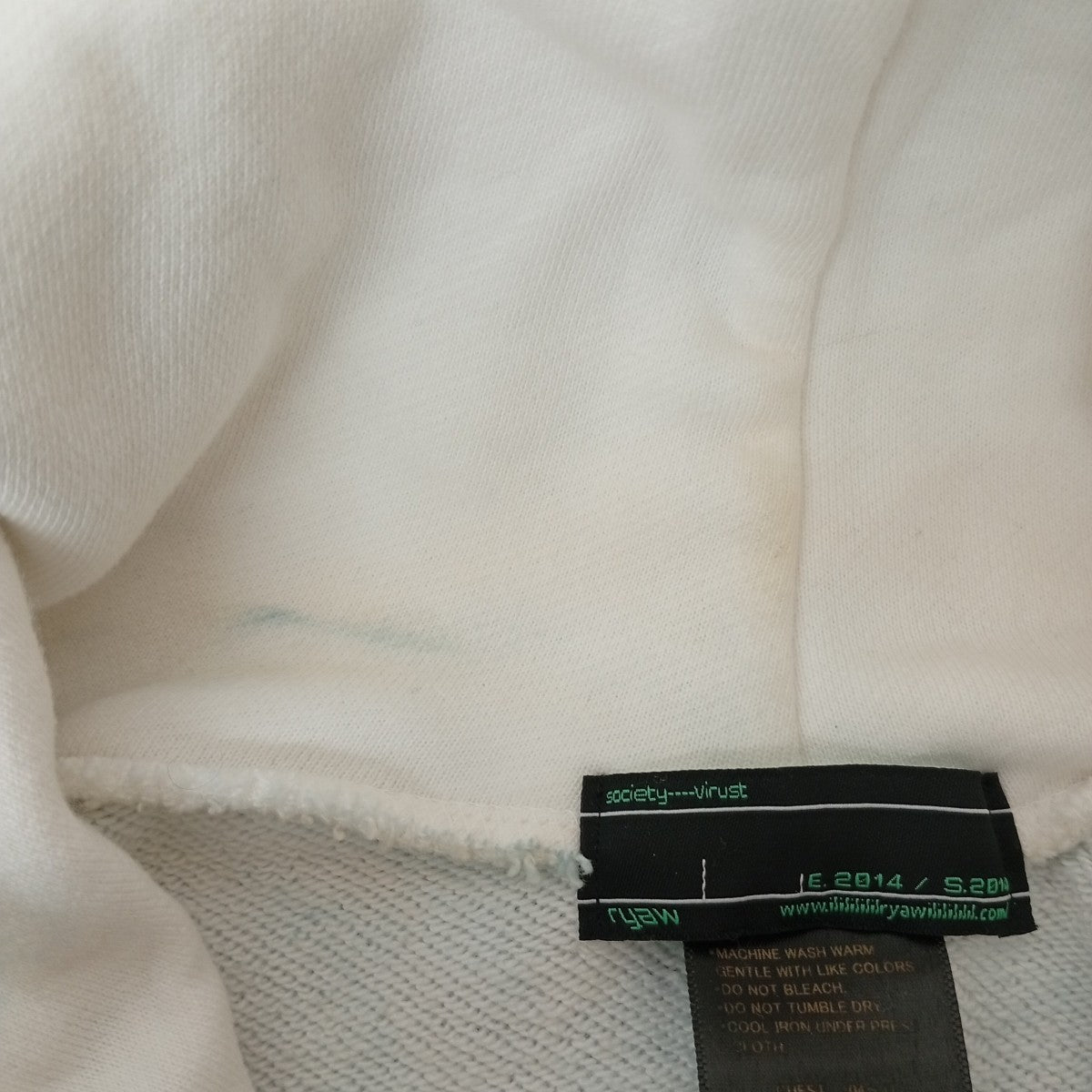 ryaw Splash HOODIEパーカー 古着・中古-8枚目のアイテム画像