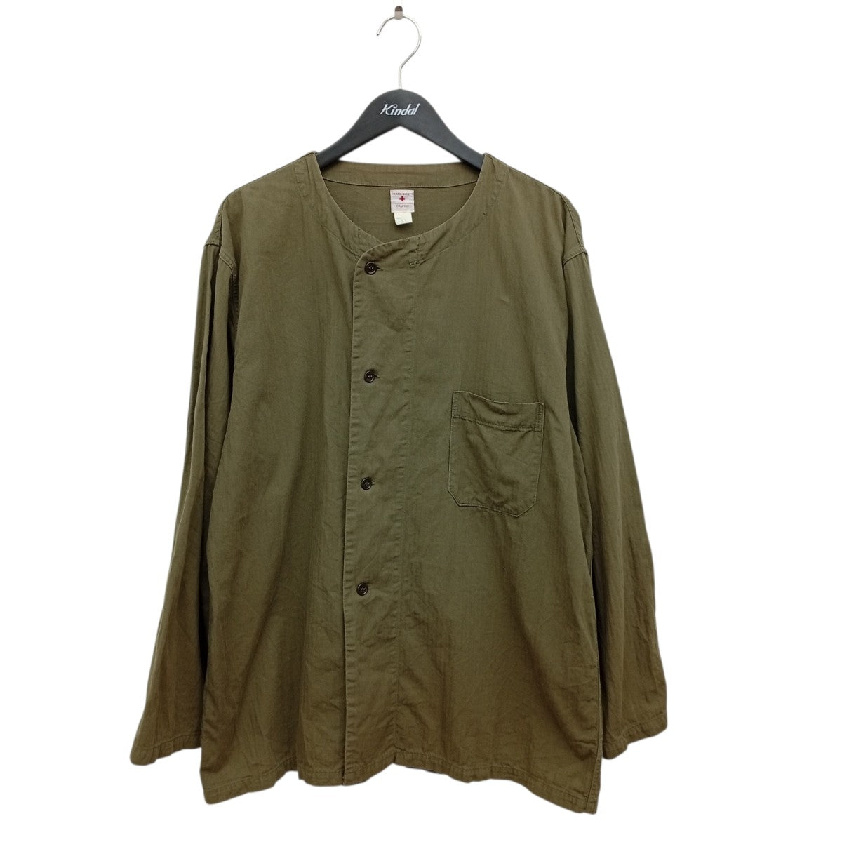 THE REAL McCOY’S RED CROSS PAJAMA SHIRTロングスリーブシャツMS20006 古着・中古-1枚目のアイテム画像