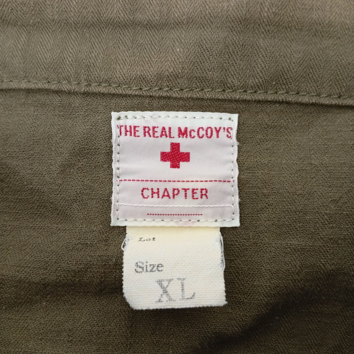 THE REAL McCOY’S RED CROSS PAJAMA SHIRTロングスリーブシャツMS20006 古着・中古-3枚目のアイテム画像