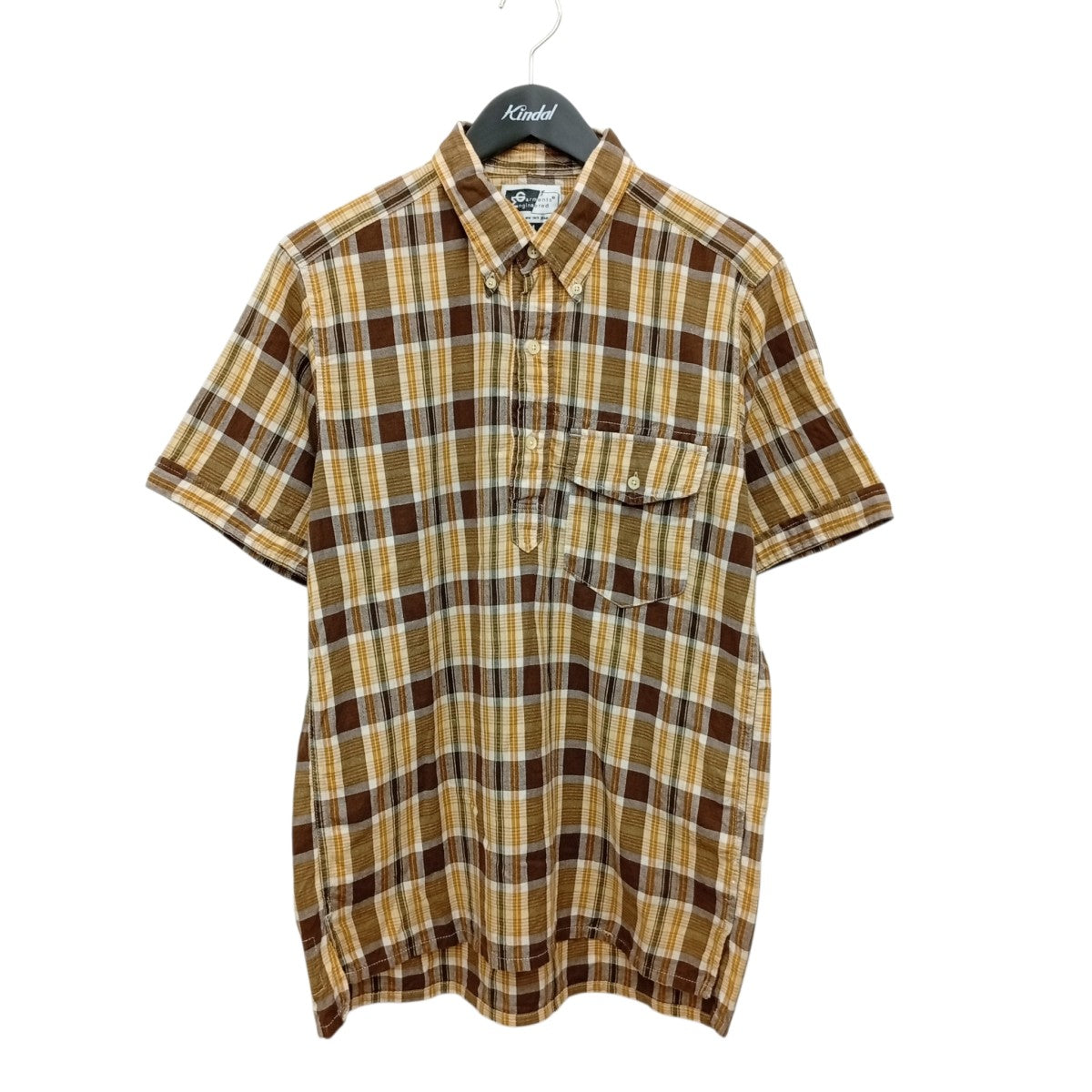 Engineered Garments チェック半袖シャツ 古着・中古-1枚目のアイテム画像