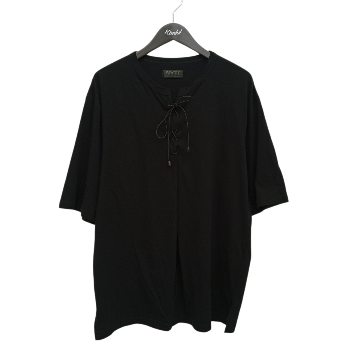 s’yte COTTON JERSEY LACE-UP T-SHIRTTシャツUQ-T08-005 古着・中古-1枚目のアイテム画像