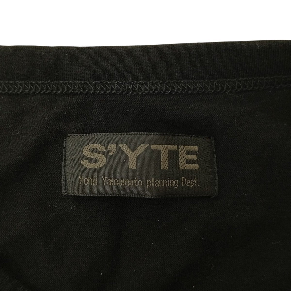s’yte COTTON JERSEY LACE-UP T-SHIRTTシャツUQ-T08-005 古着・中古-3枚目のアイテム画像