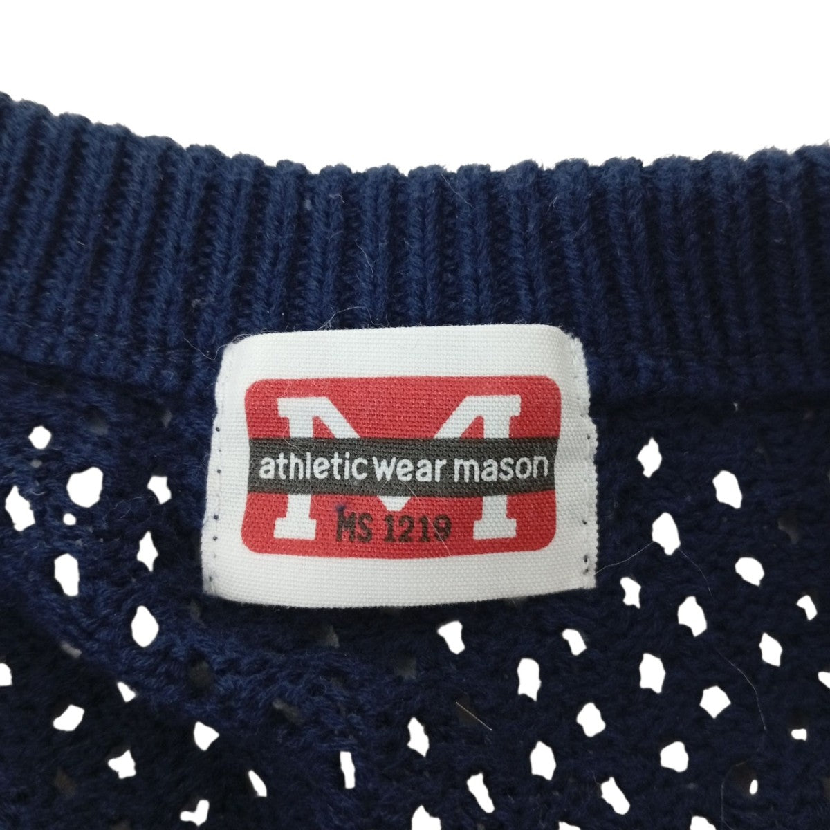 athletic wear MASON MESH KNIT半袖ニットMA3-KT-BCDL5 古着・中古-3枚目のアイテム画像