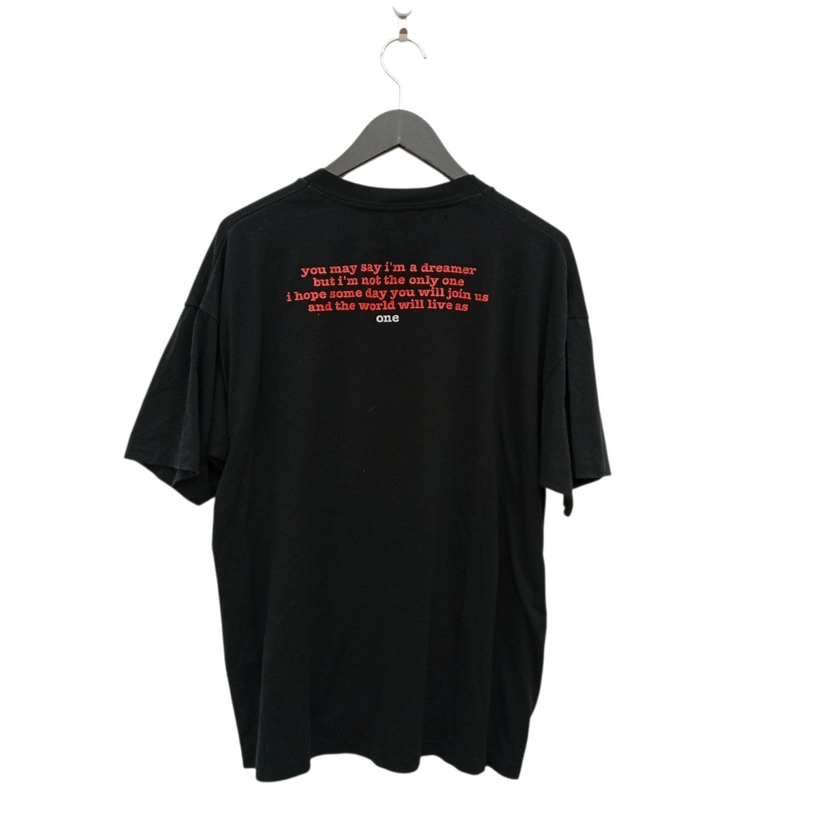 VINTAGE John Lennon Imagine back stage pass C1991 裾袖シングルTシャツ 古着・中古-2枚目のアイテム画像