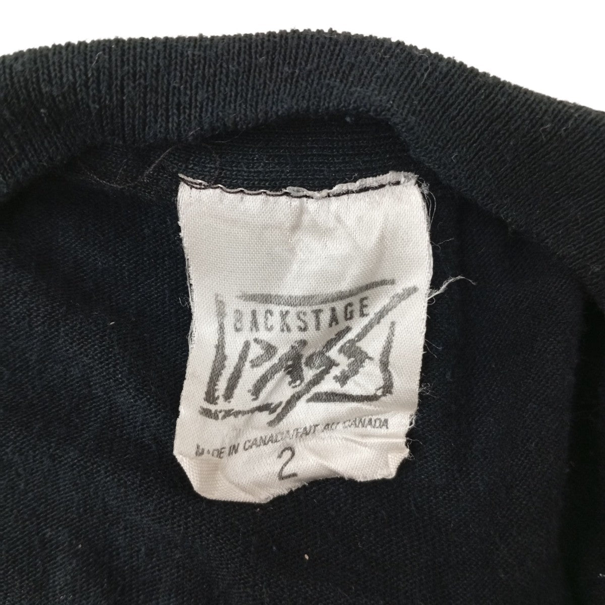 VINTAGE John Lennon Imagine back stage pass C1991 裾袖シングルTシャツ 古着・中古-3枚目のアイテム画像