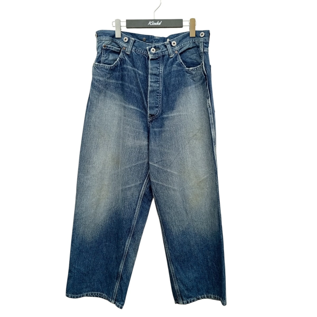 A．PRESSE 26SSVintage Denim Logger Pants フェード加工デニムパンツ26SAP-04-26 古着・中古-1枚目のアイテム画像