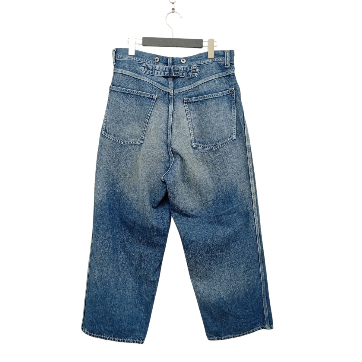 A．PRESSE 26SSVintage Denim Logger Pants フェード加工デニムパンツ26SAP-04-26 古着・中古-2枚目のアイテム画像