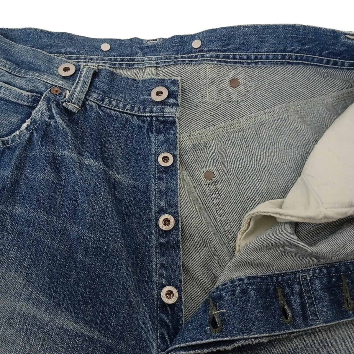 A．PRESSE 26SSVintage Denim Logger Pants フェード加工デニムパンツ26SAP-04-26 古着・中古-3枚目のアイテム画像