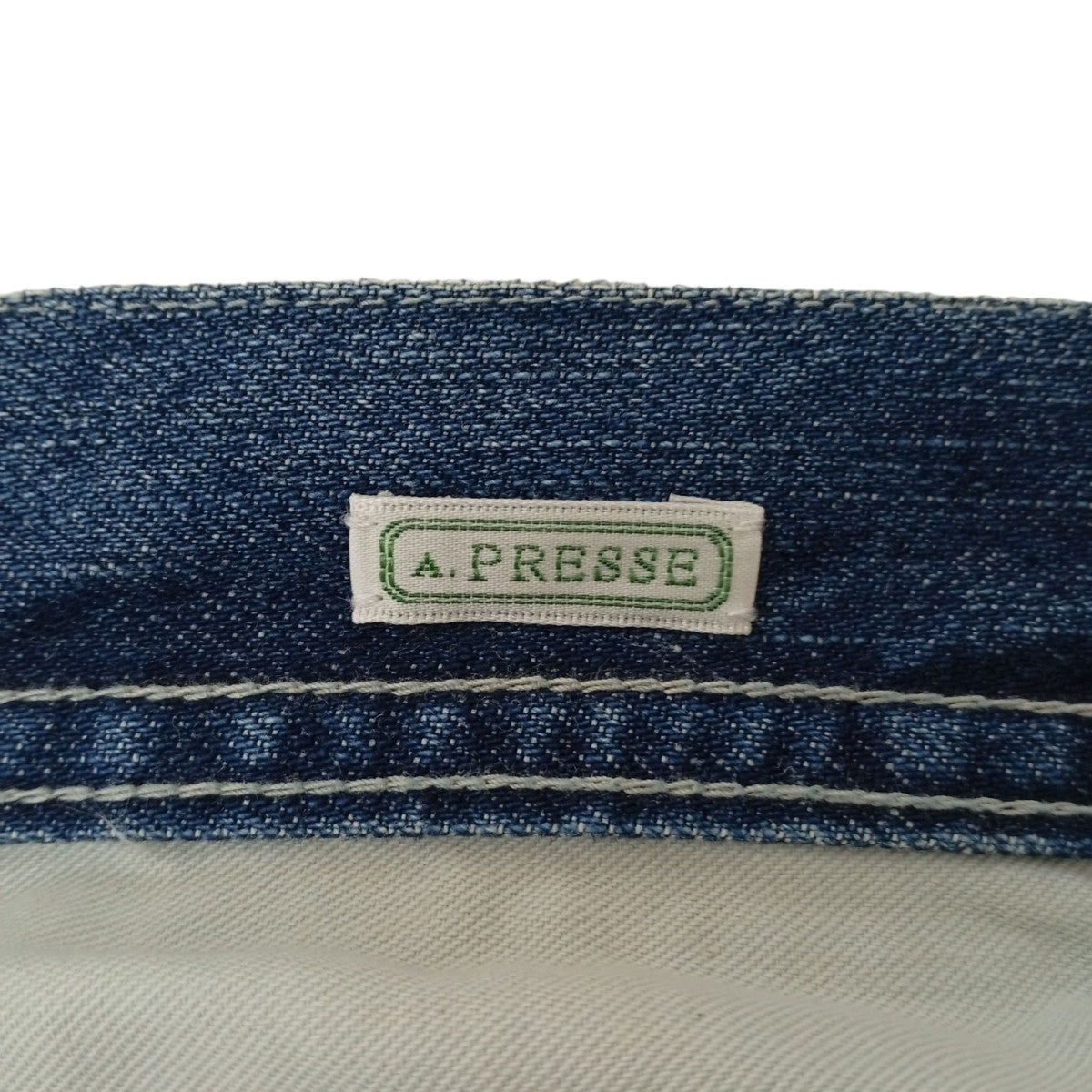 A．PRESSE 26SSVintage Denim Logger Pants フェード加工デニムパンツ26SAP-04-26 古着・中古-4枚目のアイテム画像