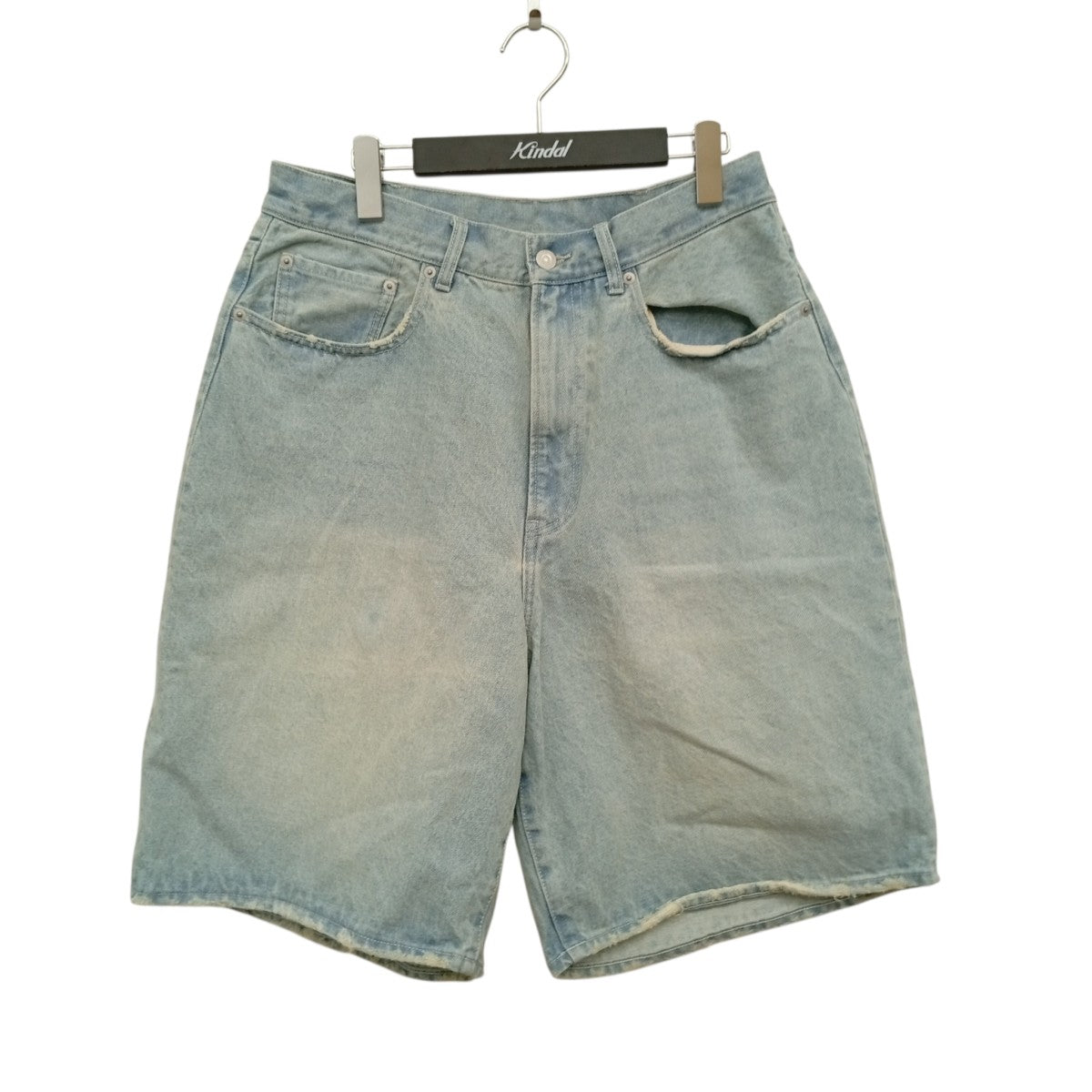 BEAMS 26SSDamage Denim Shortsハーフパンツ11-25-1177-791 古着・中古-1枚目のアイテム画像
