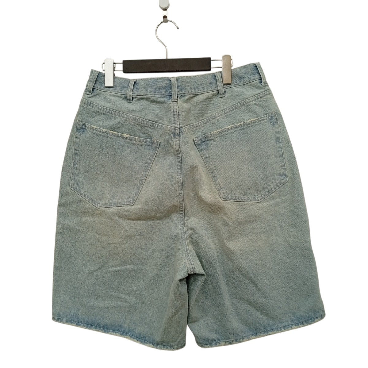 BEAMS 26SSDamage Denim Shortsハーフパンツ11-25-1177-791 古着・中古-2枚目のアイテム画像
