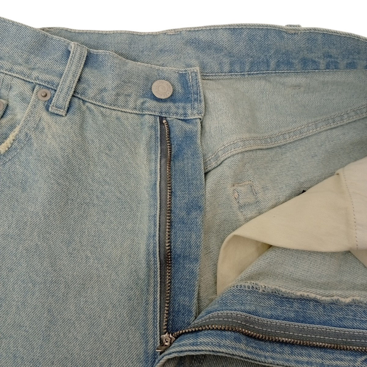 BEAMS 26SSDamage Denim Shortsハーフパンツ11-25-1177-791 古着・中古-5枚目のアイテム画像