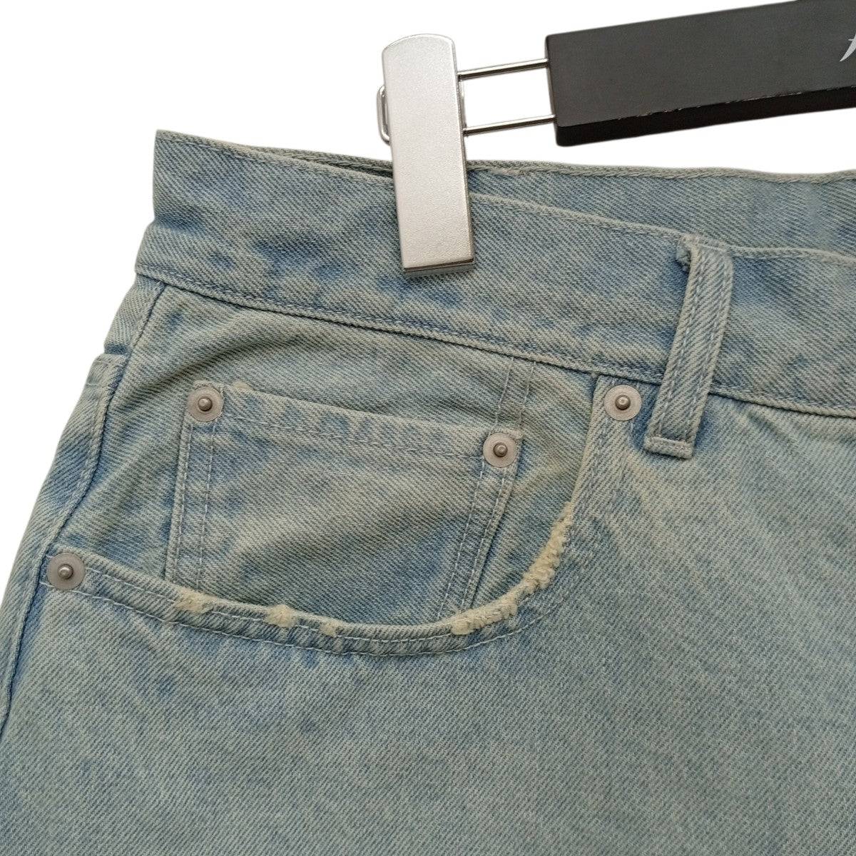 BEAMS 26SSDamage Denim Shortsハーフパンツ11-25-1177-791 古着・中古-7枚目のアイテム画像