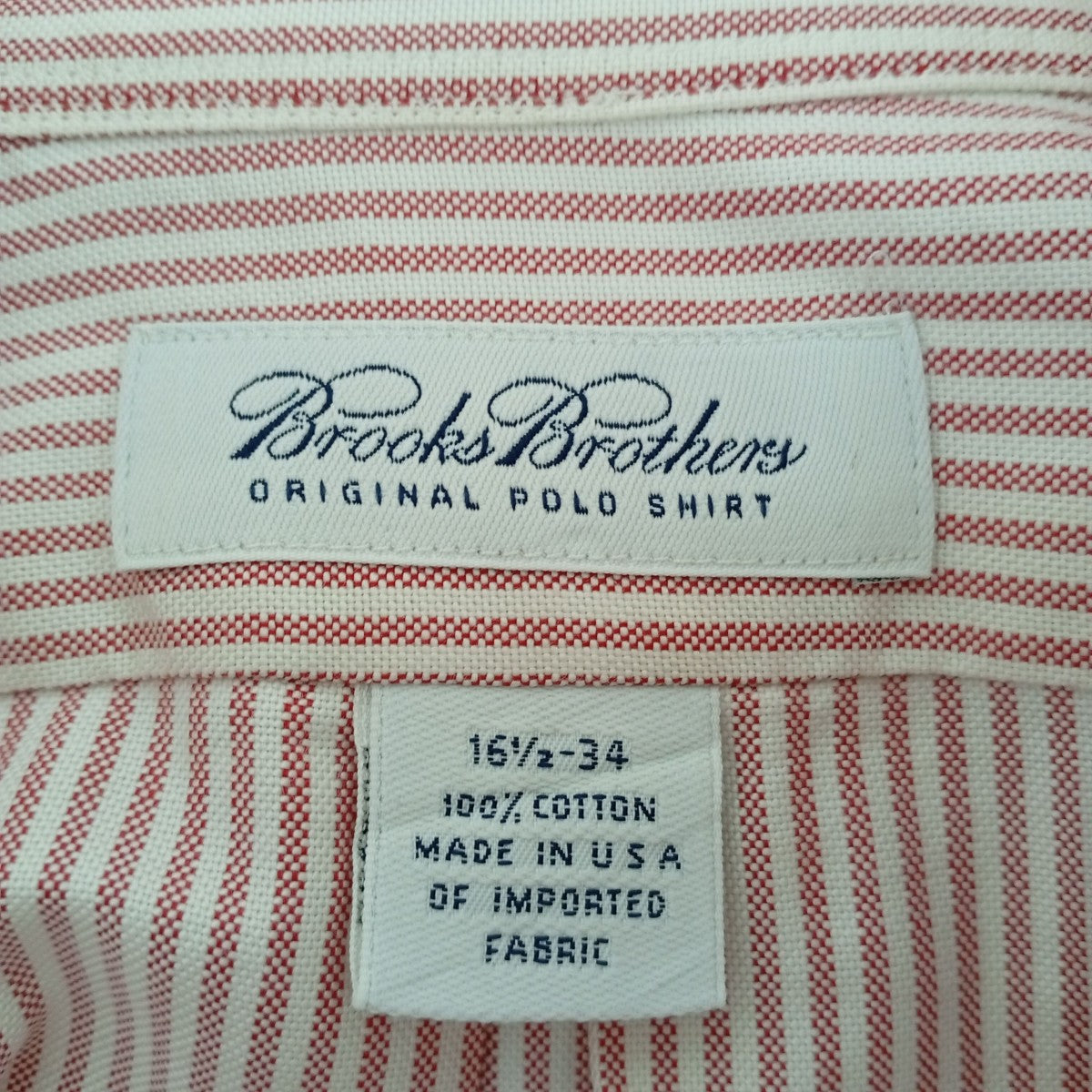 BROOKS BROTHERS ストライプ長袖シャツ 古着・中古-3枚目のアイテム画像