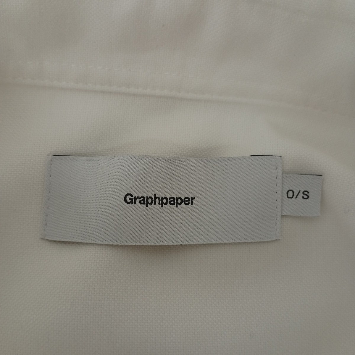 Graphpaper Oxford S S Oversized B．D Shirt半袖シャツGM262-50498B 古着・中古-3枚目のアイテム画像