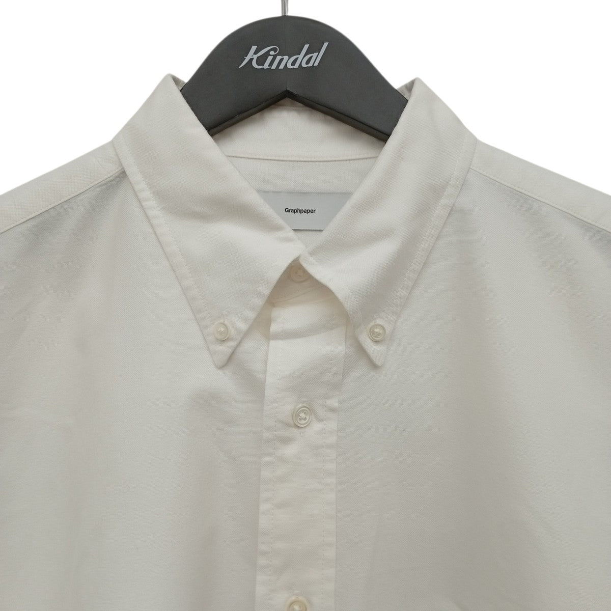 Graphpaper Oxford S S Oversized B．D Shirt半袖シャツGM262-50498B 古着・中古-5枚目のアイテム画像