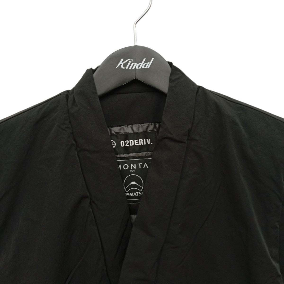 02DERIV Kimono collar vestナイロンベスト806048A-2 古着・中古-5枚目のアイテム画像