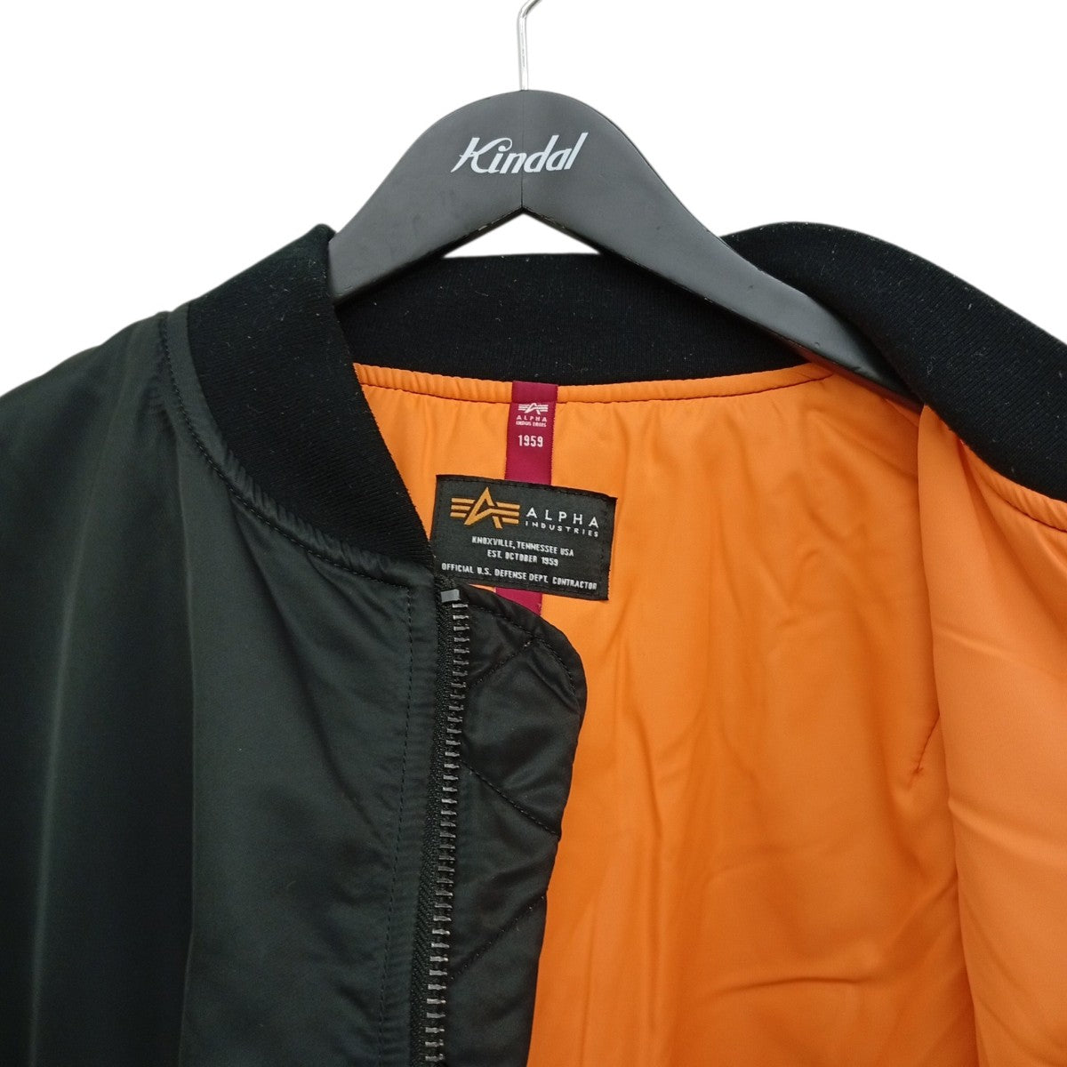 ALPHA INDUSTRIES フライトジャケットTA1580-9001 古着・中古-8枚目のアイテム画像