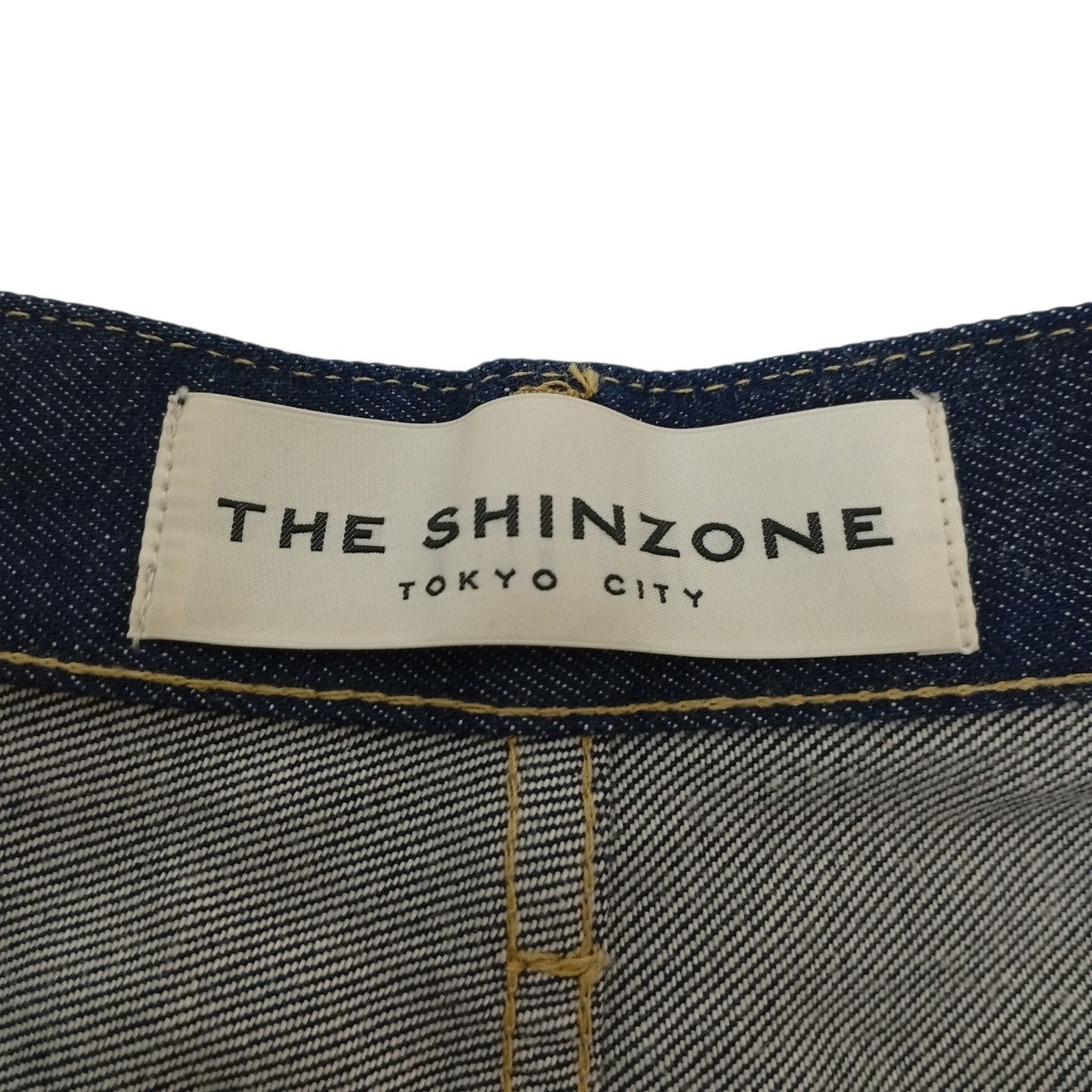 THE SHINZONE HIGH WAIST IVY JEANSデニムパンツ20AMSPA65 古着・中古-4枚目のアイテム画像