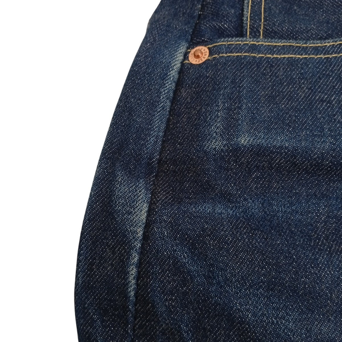 THE SHINZONE HIGH WAIST IVY JEANSデニムパンツ20AMSPA65 古着・中古-9枚目のアイテム画像