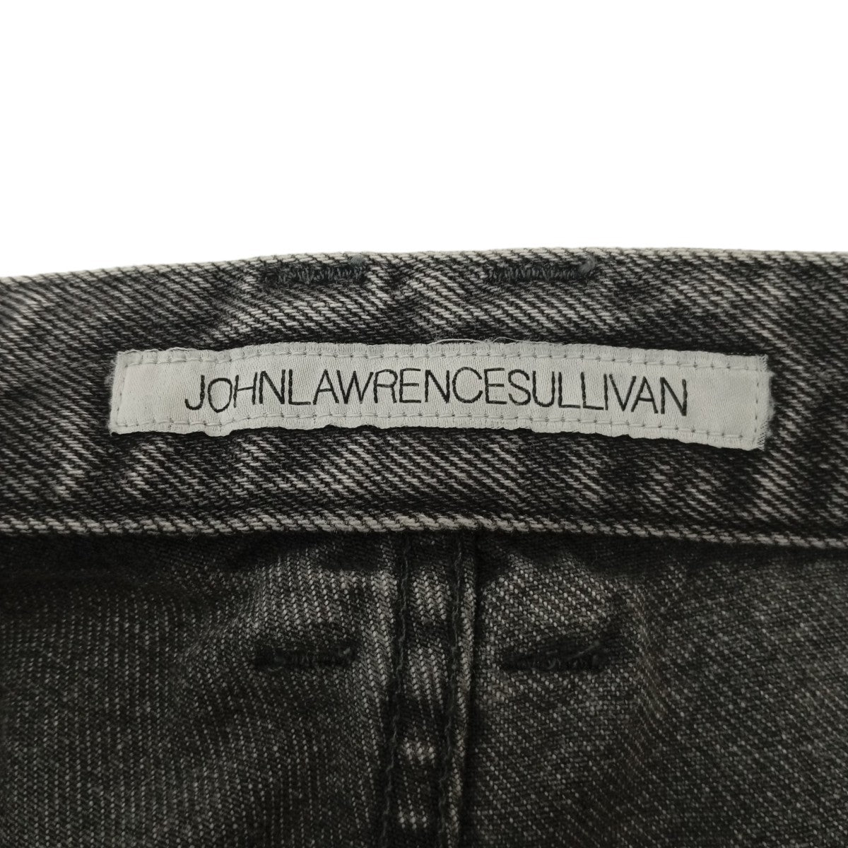 JOHN LAWRENCE SULLIVAN BLEACHED DENIM ZIPPED PANTSデニムパンツ2A023-0321-56 古着・中古-4枚目のアイテム画像